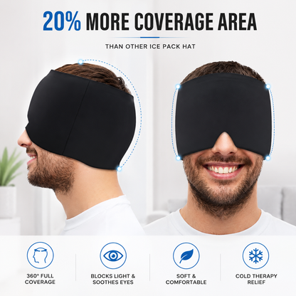 360 Cooling Gel Migraine Relief Head Wrap