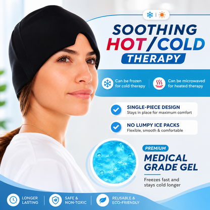 360 Cooling Gel Migraine Relief Head Wrap