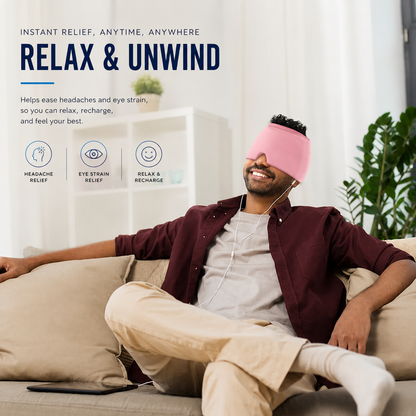 360 Cooling Gel Migraine Relief Head Wrap