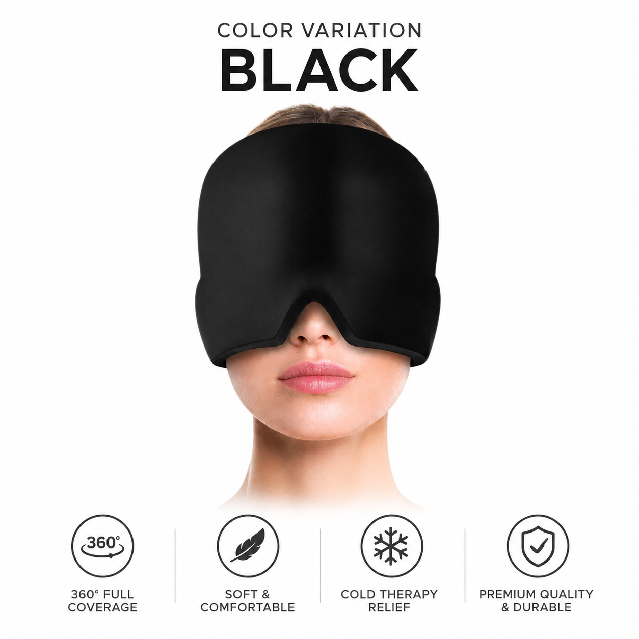 360 Cooling Gel Migraine Relief Head Wrap
