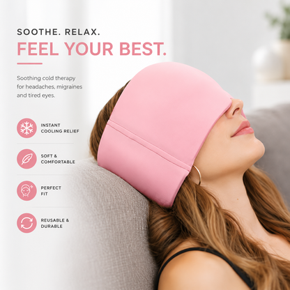 360 Cooling Gel Migraine Relief Head Wrap